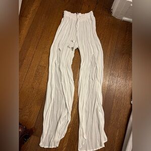 White Beach Wide-Leg Pants